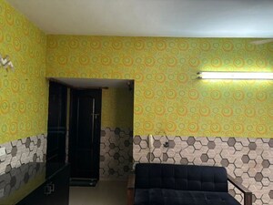 Living Room in 2 BHK Apartment at Unitech Uniworld Downtown, Rajarhat – for Rent