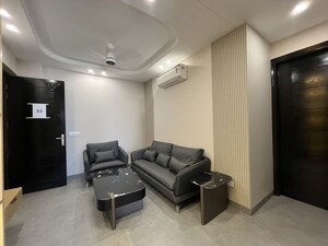 Living Room in 1 BHK Builder Floor at Sushant Lok I – for Rent