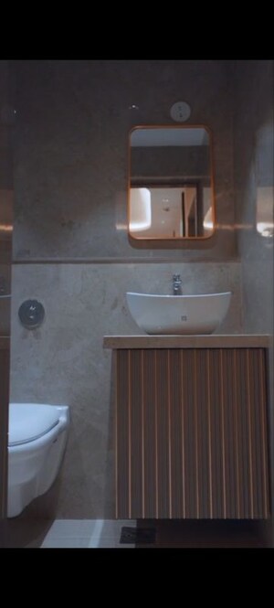 Bathroom in 1 BHK Apartment at Bhairav Ocean Breeze, Kandivali West – for Sale