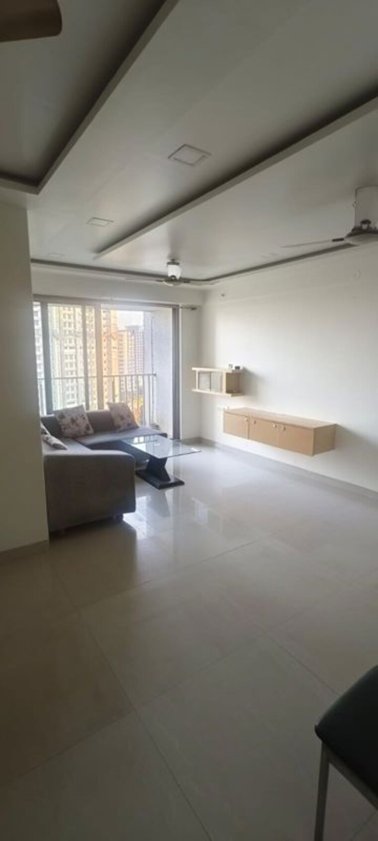 Living Room, raj-infinia 2 Bedroom 750 Sq.Ft. Apartment In Malad West Mumbai 10378590