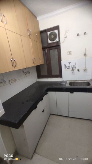 Kitchen in 2 BHK Builder Floor at Mehrauli – for Rent