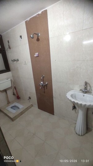 Bathroom in 2 BHK Builder Floor at Mehrauli – for Rent