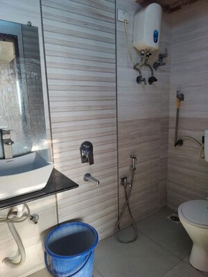 Bathroom in 2.5 BHK Apartment at Navin Nagar – for Rent