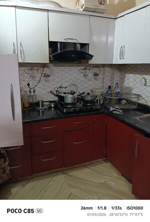 Kitchen in 2 BHK Builder Floor at Rohini Sector 21 – for Sale
