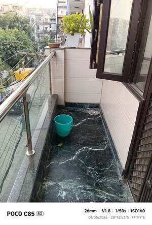 Balcony in 2 BHK Builder Floor at Rohini Sector 21 – for Sale