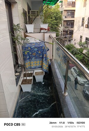 Balcony in 2 BHK Builder Floor at Rohini Sector 21 – for Sale