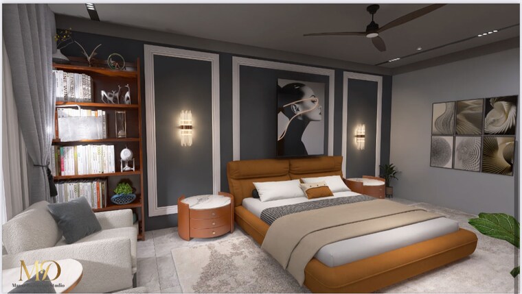 Bedroom, palam vihar 4 Bedroom 4680 Sq.Ft. Builder Floor In Palam Vihar Gurgaon 10378725