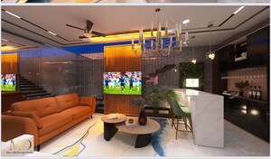 Living Room in 4 BHK Builder Floor at Palam Vihar – for Sale