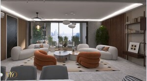 Living Room in 4 BHK Builder Floor at Palam Vihar – for Sale