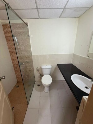 Bathroom in 3 BHK Apartment at Ansal Celebrity Meadows, Sushant Golf City – for Rent