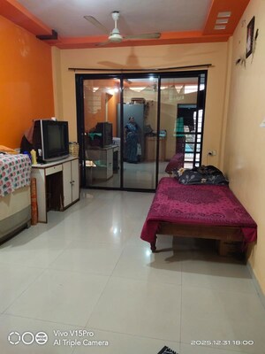 Living Room in 1 BHK Apartment at Shree Krishna Heights Badlapur, Badlapur West – for Sale