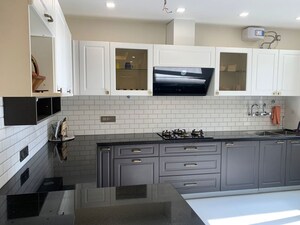 Kitchen in 3 BHK Builder Floor at SS Mayfield Gardens, Sector 51 – for Rent