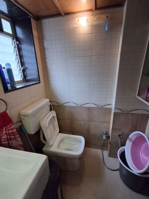 Bathroom in 2 BHK Apartment at Sea Bird, Andheri West – for Rent