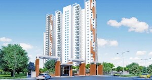 2 BHK Apartment – Exterior View View at My Home Krishe, Financial District - for Rent