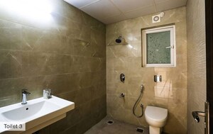 Bathroom in 2 BHK Apartment at My Home Krishe, Financial District – for Rent