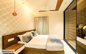 Living Room in 2 BHK Apartment at My Home Krishe, Financial District – for Rent