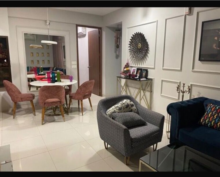 Living Room, aaryan-builders-embassy 3 Bedroom 1650 Sq.Ft. Apartment In Ambli Ahmedabad 10378798