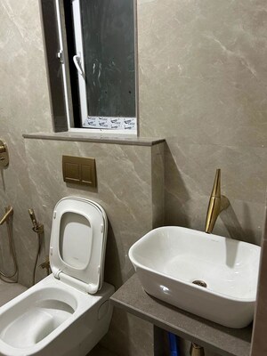 Attached Bathroom in 2 BHK Apartment at Tanishka Vikrant, Ghatkopar East – for Rent