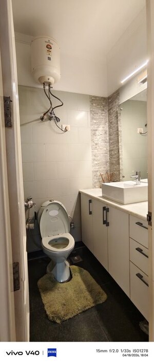 Bathroom in 3 BHK Apartment at Defence Colony – for Rent