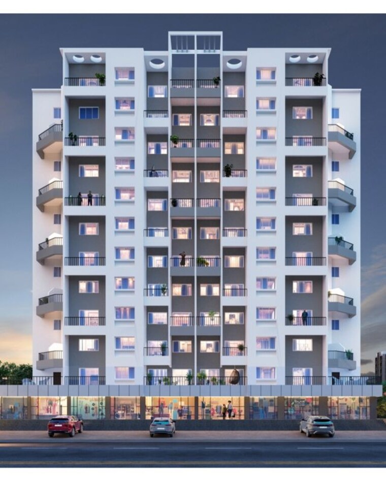Exterior View, willows-twin-tower 1 Bedroom 550 Sq.Ft. Apartment In Hinjewadi Pune 10378910