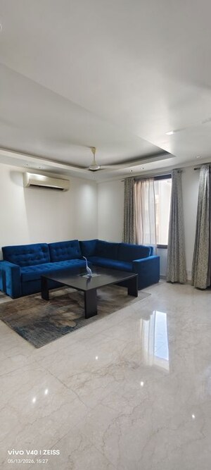 Living Room in 3 BHK Apartment at Defence Colony – for Rent