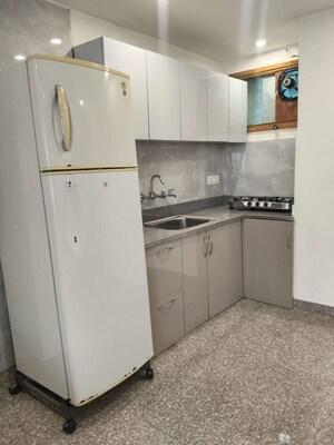 Kitchen in 1 RK Builder Floor at Malviya Nagar – for Rent
