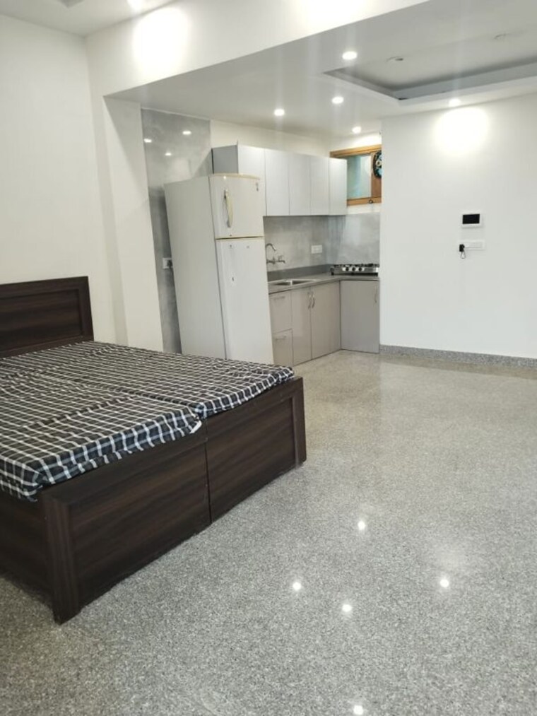 Bedroom, malviya nagar 1 RK 400 Sq.Ft. Builder Floor In Malviya Nagar Delhi 10378928
