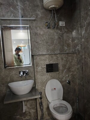 Bathroom in 1 RK Builder Floor at Malviya Nagar – for Rent