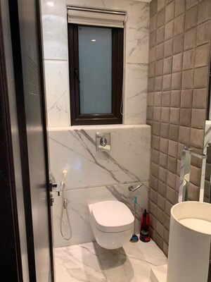 Bathroom in 4 BHK Builder Floor at West End Colony – for Rent