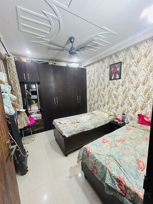 Bedroom in 2 BHK Builder Floor at Mahavir Enclave – for Sale