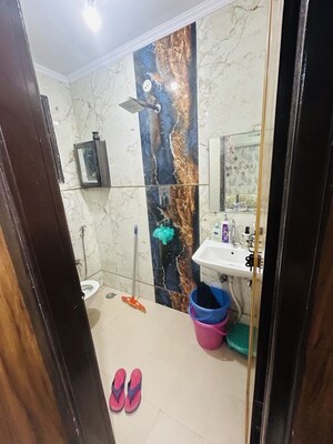 Bathroom in 2 BHK Builder Floor at Mahavir Enclave – for Sale