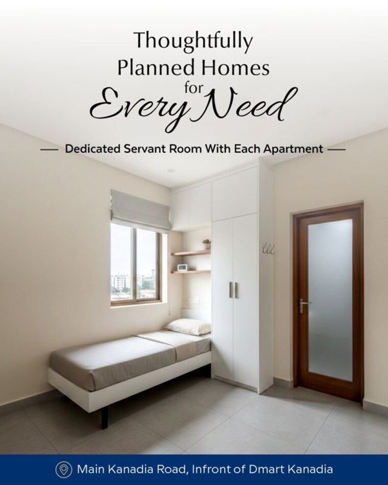 Bedroom, kanadia road 4 Bedroom 3321 Sq.Ft. Apartment In Kanadia Road Indore 10378964