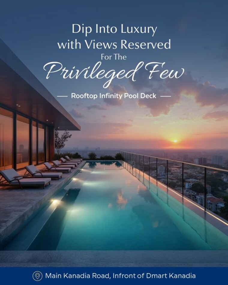 Swimming Pool, kanadia road 4 Bedroom 3321 Sq.Ft. Apartment In Kanadia Road Indore 10378964
