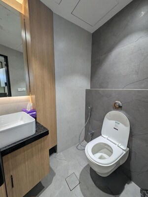 Bathroom in  Office Space at One Lodha Place, Lower Parel – for Rent