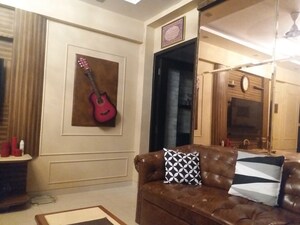 Living Room in 1 BHK Apartment at Palm Beach Apartments, Versova – for Rent