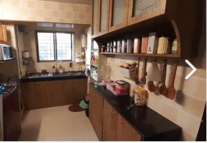 Kitchen in 1 BHK Apartment at Palm Beach Apartments, Versova – for Rent