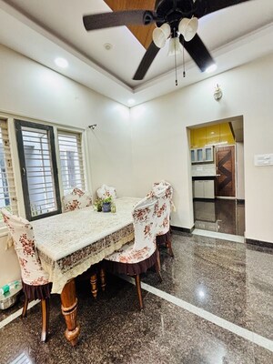 Dining area in 3 BHK Builder Floor at Agrahara Badavane – for Rent