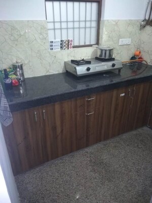 Kitchen in 1 RK Independent House at Sector 14 – for Rent