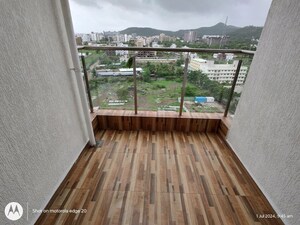 Balcony in 2.5 BHK Apartment at Kolte Patil Life Republic R 10, Jambhe – for Rent