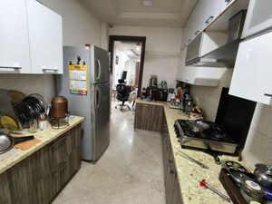 Kitchen in 3 BHK Builder Floor at Sushant Lok Iii – for Sale