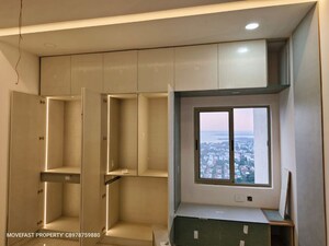 Kitchen in 3 BHK Apartment at Hallmark Treasor, Narsingi – for Rent