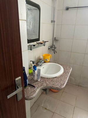 Bathroom in 3 BHK Apartment at Parsvnath Planet, Gomti Nagar – for Rent