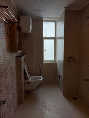 Building Lobby in 4 BHK Apartment at Emaar Orange Castle, Gomti Nagar – for Rent