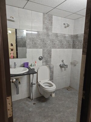 Bathroom in 2 BHK Apartment at Kolte Patil Raaga, Hennur Road – for Rent