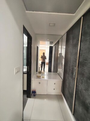Building Lobby in 3 BHK Apartment at My Home Abhra, Madhapur – for Rent