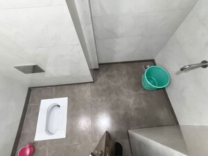 Bathroom in 1 BHK Apartment at Kores Nakshatra, Vartak Nagar – for Rent