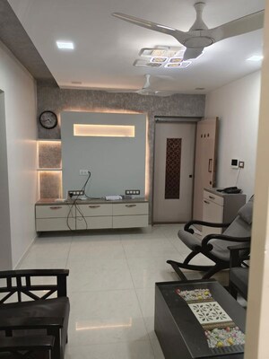 Living Room in 1 BHK Apartment at Kores Nakshatra, Vartak Nagar – for Rent