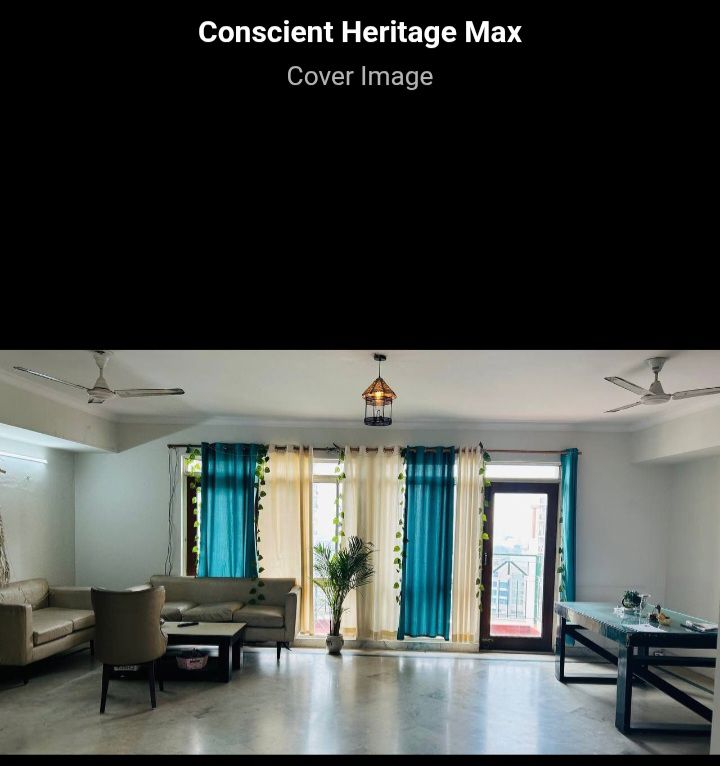 3 BHK + Servant Room,Study Room Apartment For Rent in Conscient Heritage Max