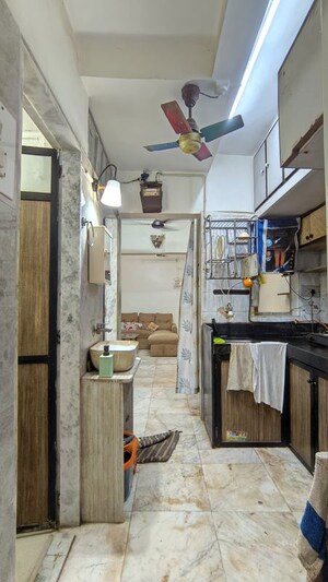 Kitchen in 1 BHK Apartment at Rajendra Apartments Malad, Malad West – for Rent