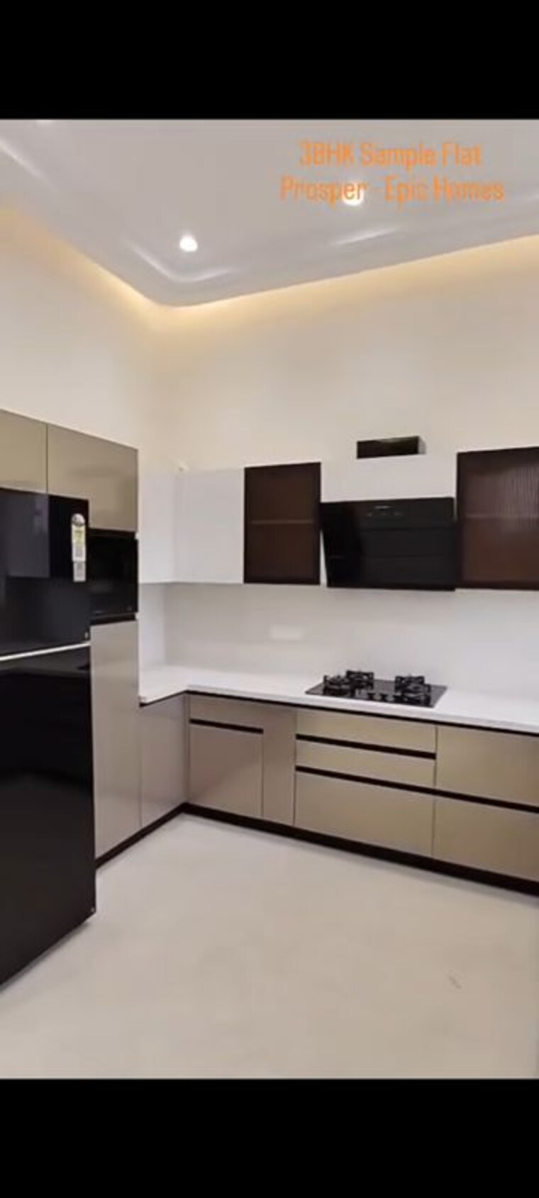 Kitchen, prosper-epic-homes 4 Bedroom 2230 Sq.Ft. Apartment In Sector 89 Faridabad 10379317